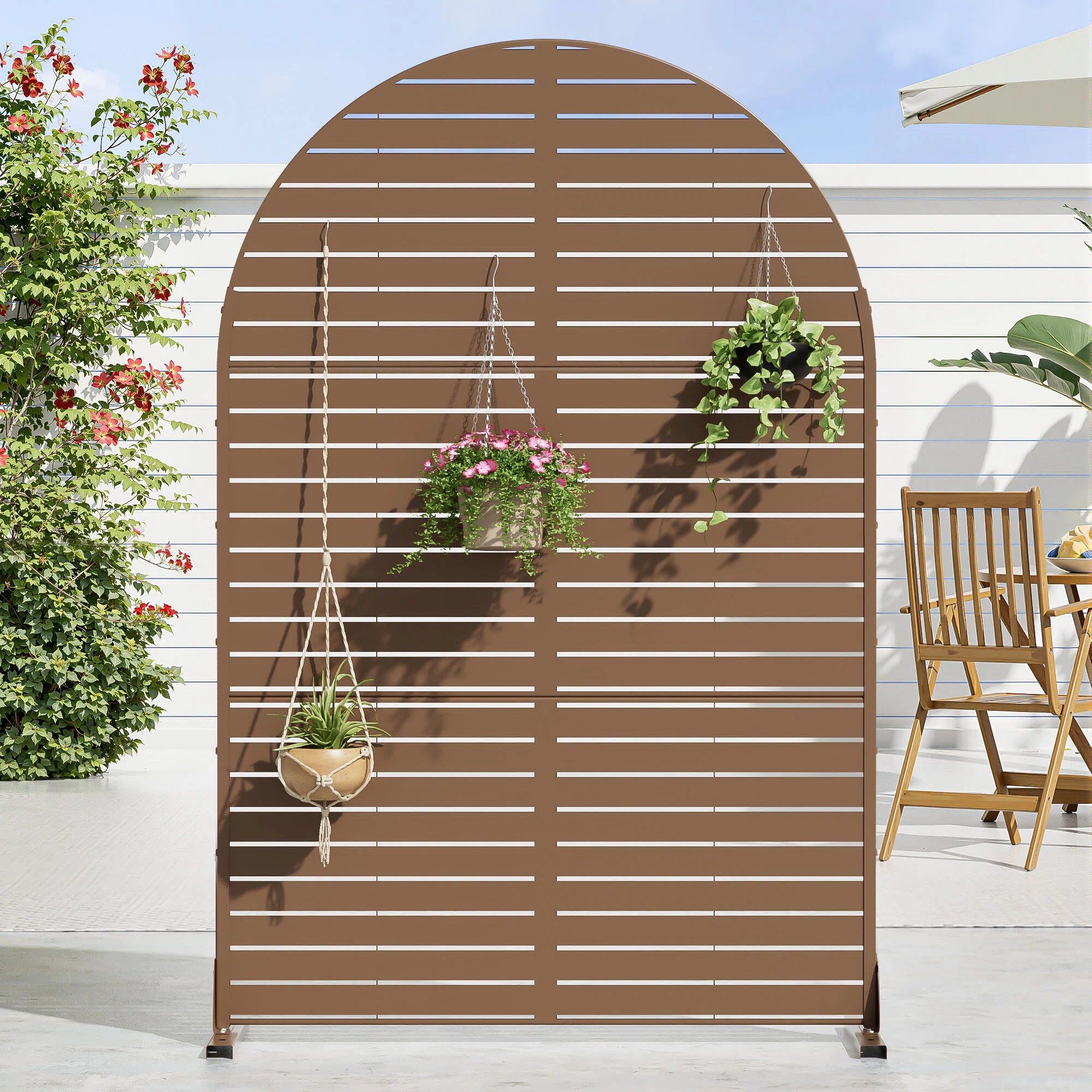 Metal Privacy Screen Fence Panel | Wayfair North America