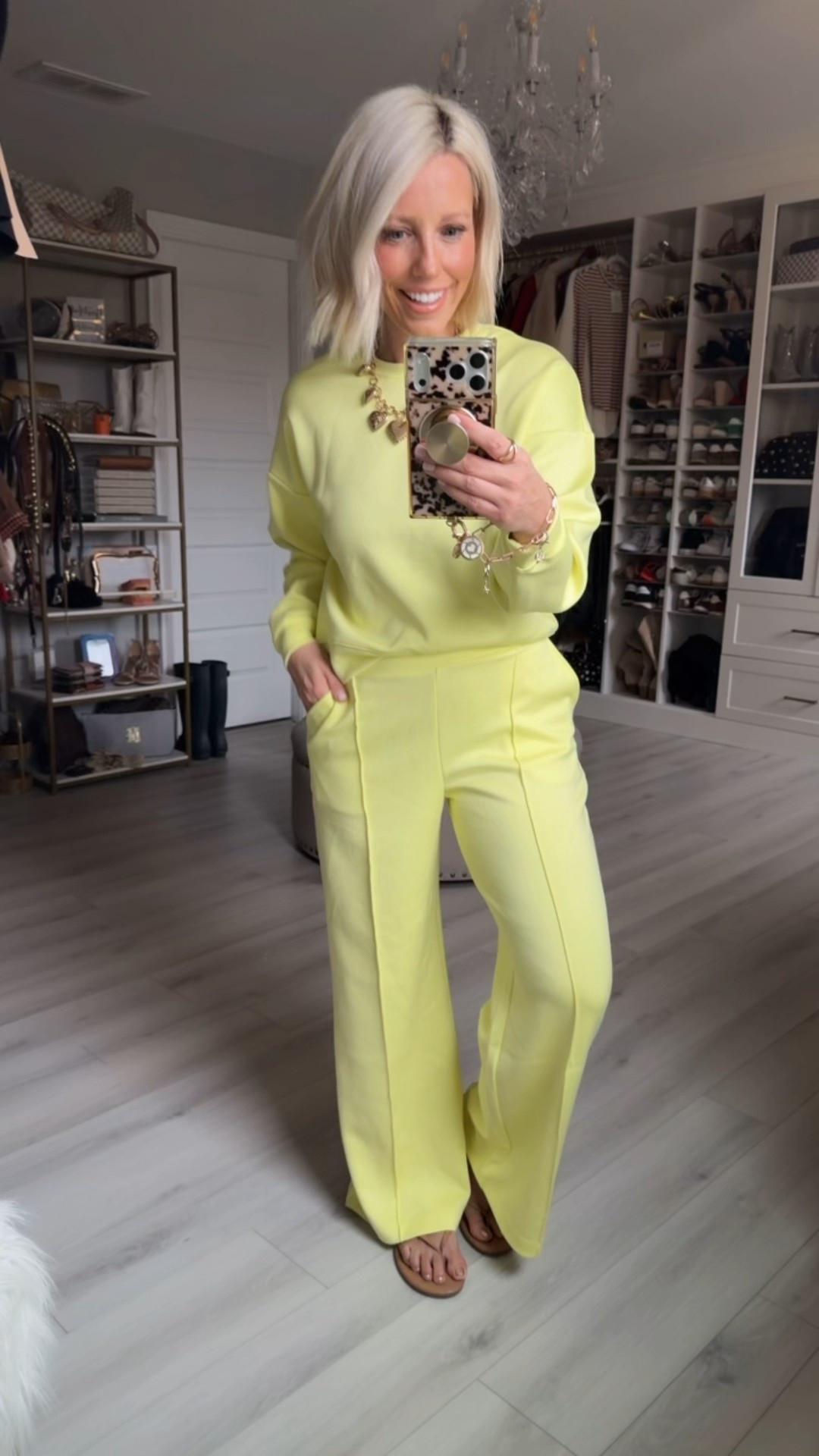 The scuba material we love in new spring colors!!!
⬇️⬇️⬇️
Wearing size small in both!
Flip flops run small

#LTKSeasonal #LTKootd #LTKmomlife