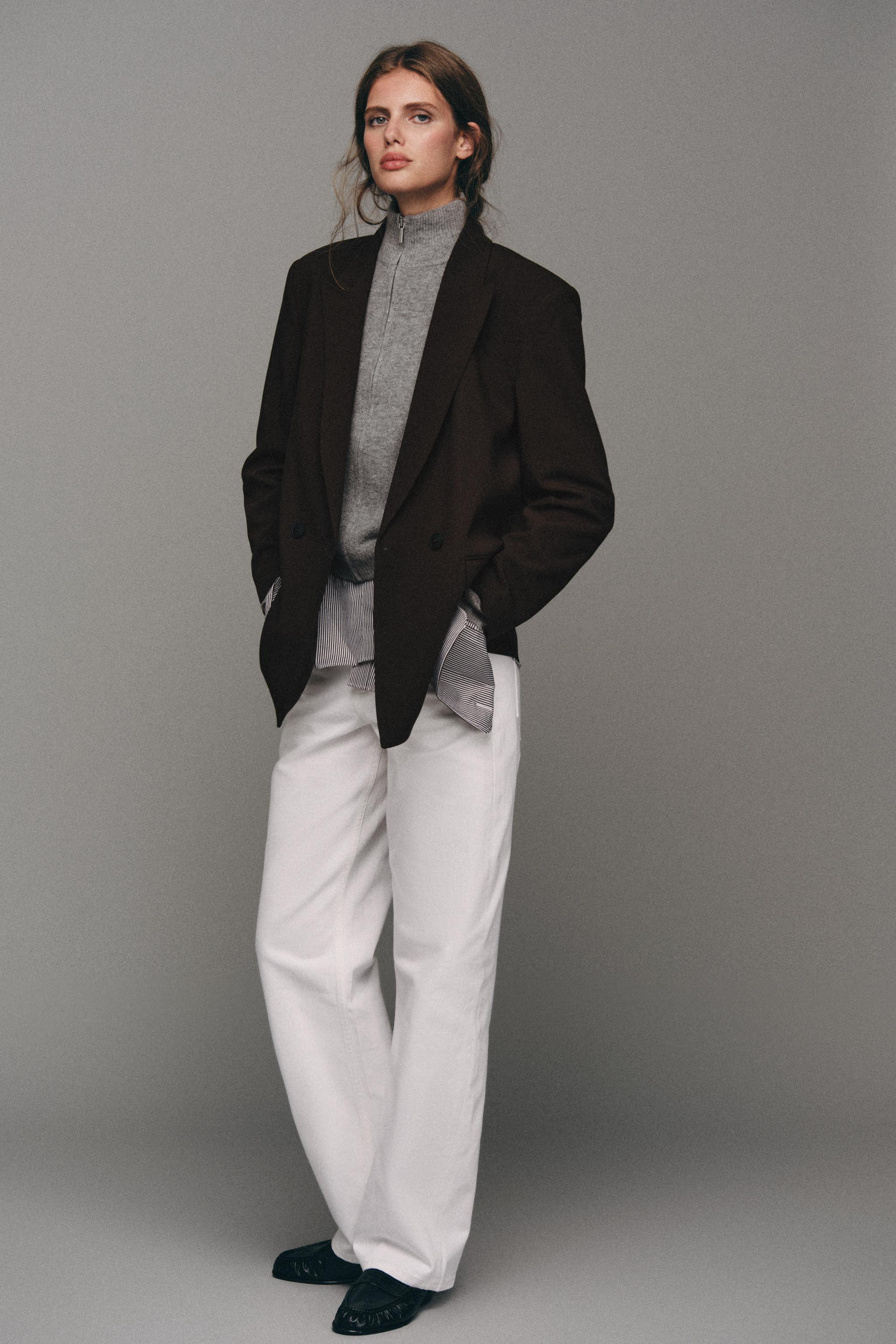 OVERSIZED DOUBLE-BREASTED BLAZER | Zara UK