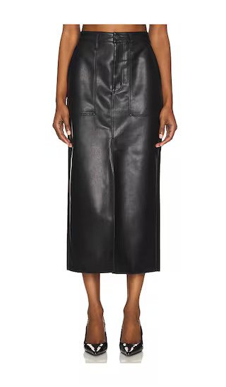 Alice Utility Skirt in Slate Black | Revolve Clothing (Global)