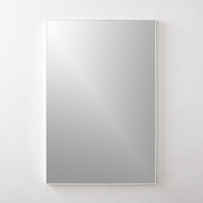 Infinity White Mirror Rectangular 24"x36" + Reviews | CB2 | CB2
