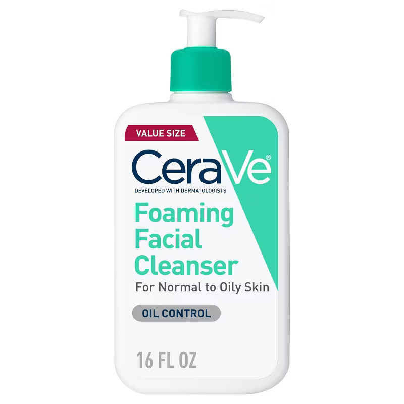 CeraVe Foaming Face Wash, Facial Cleanser for Normal to Oily Skin with Essential Ceramides | Target