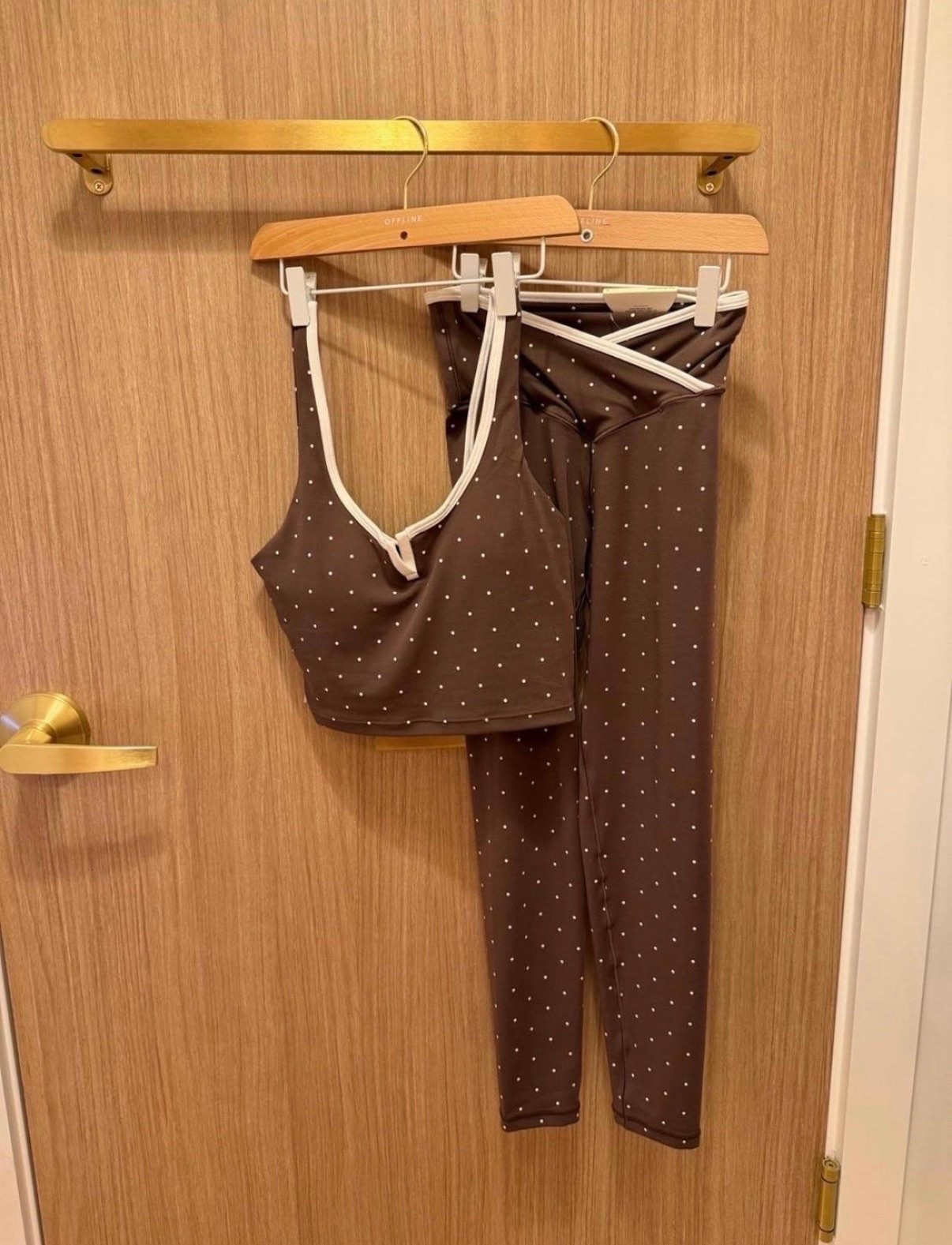 The cutest brown polka dot set 🤎

#LTKootd #LTKgrwm #LTKfitnessgoals