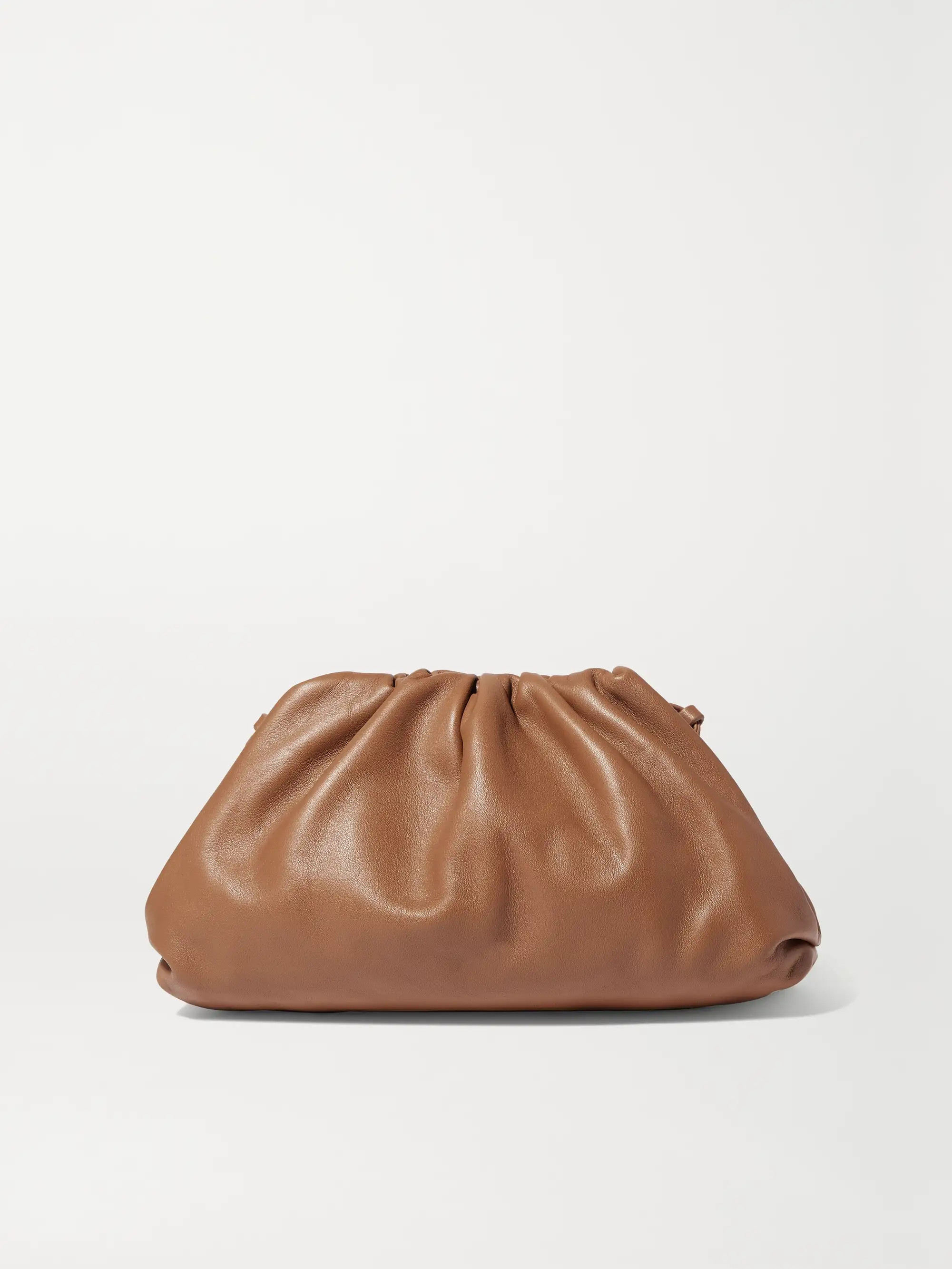 The Pouch small gathered leather clutch | NET-A-PORTER (US)