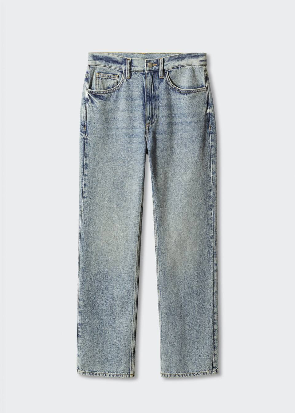 Mid-rise straight jeans -  Women | Mango USA | MANGO (US)
