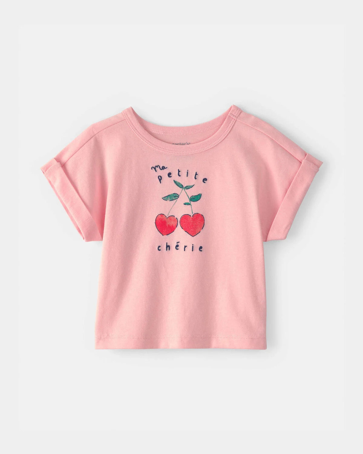 Baby Girl Cherry Top - Pink | Carter's Inc