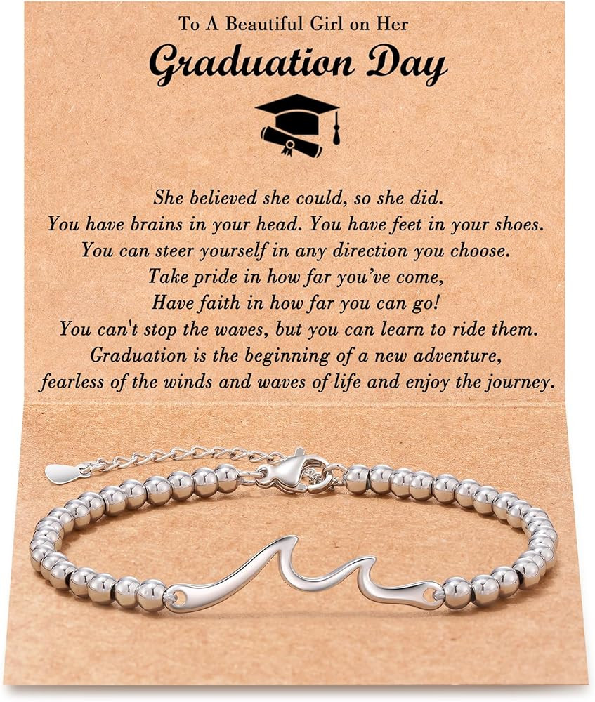 Tarsus Graduation Gifts for Her, Through Waves of Life, Class of 2025, 8th Grade, High School, Co... | Amazon (US)