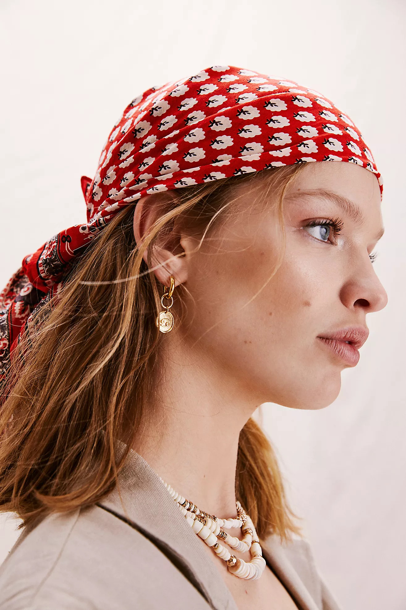 Lotus Paisley Print Bandana | Free People (Global - UK&FR Excluded)