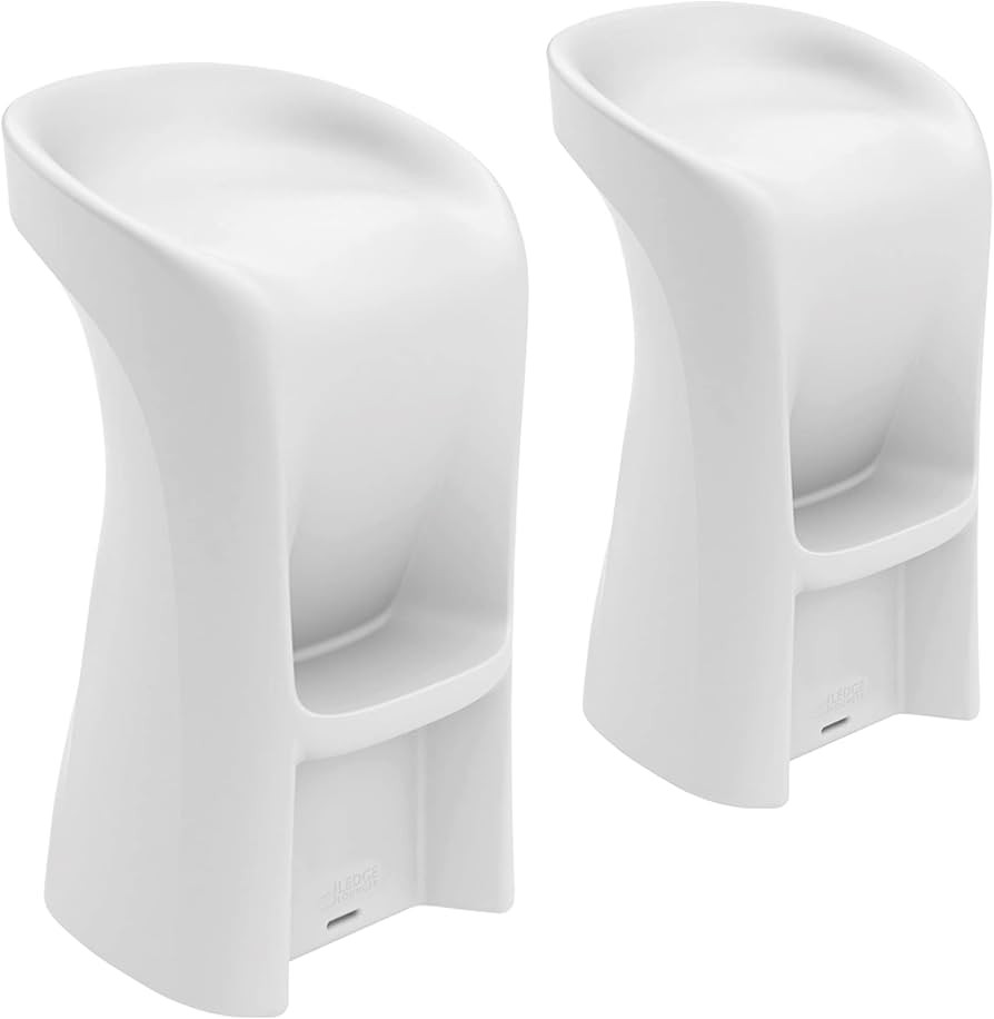 Ledge Lounger in-Pool Barstool (Set of 2) (White, Bar Height) | Amazon (US)