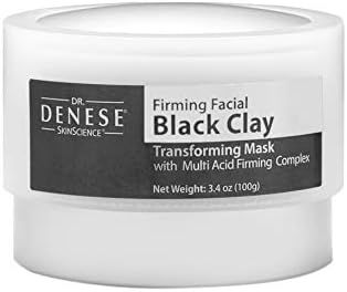 Dr. Denese SkinScience Firming Black Clay Mask Mineral Rich Detoxifying Volcanic Mask, Alpha & Be... | Amazon (US)