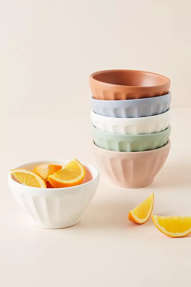 Matte Latte Bowls, Set of 6 | Anthropologie (US)