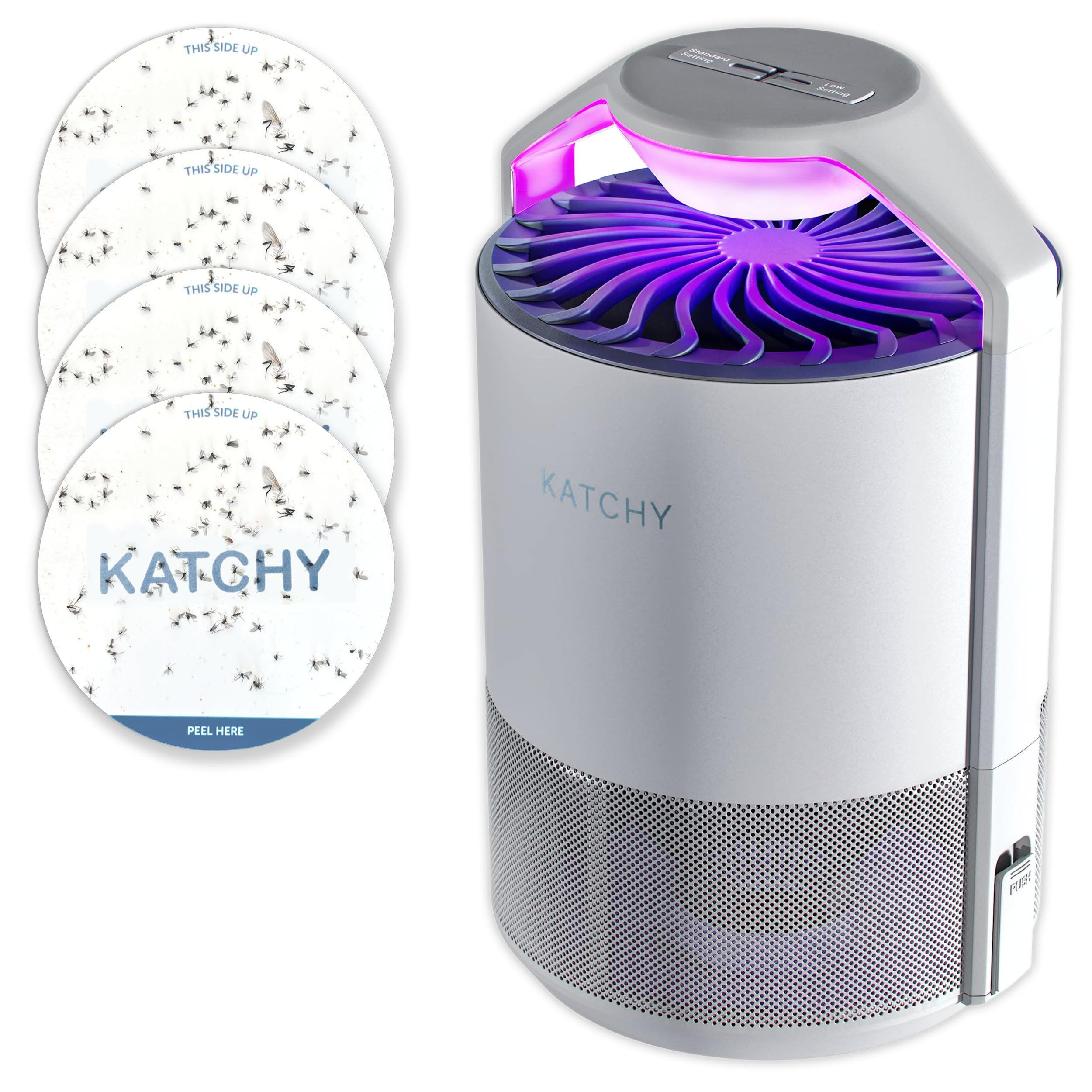 Katchy Indoor Insect Trap - Catcher & Killer for Mosquitos, Gnats, Moths, Fruit Flies - Non-Zappe... | Amazon (US)
