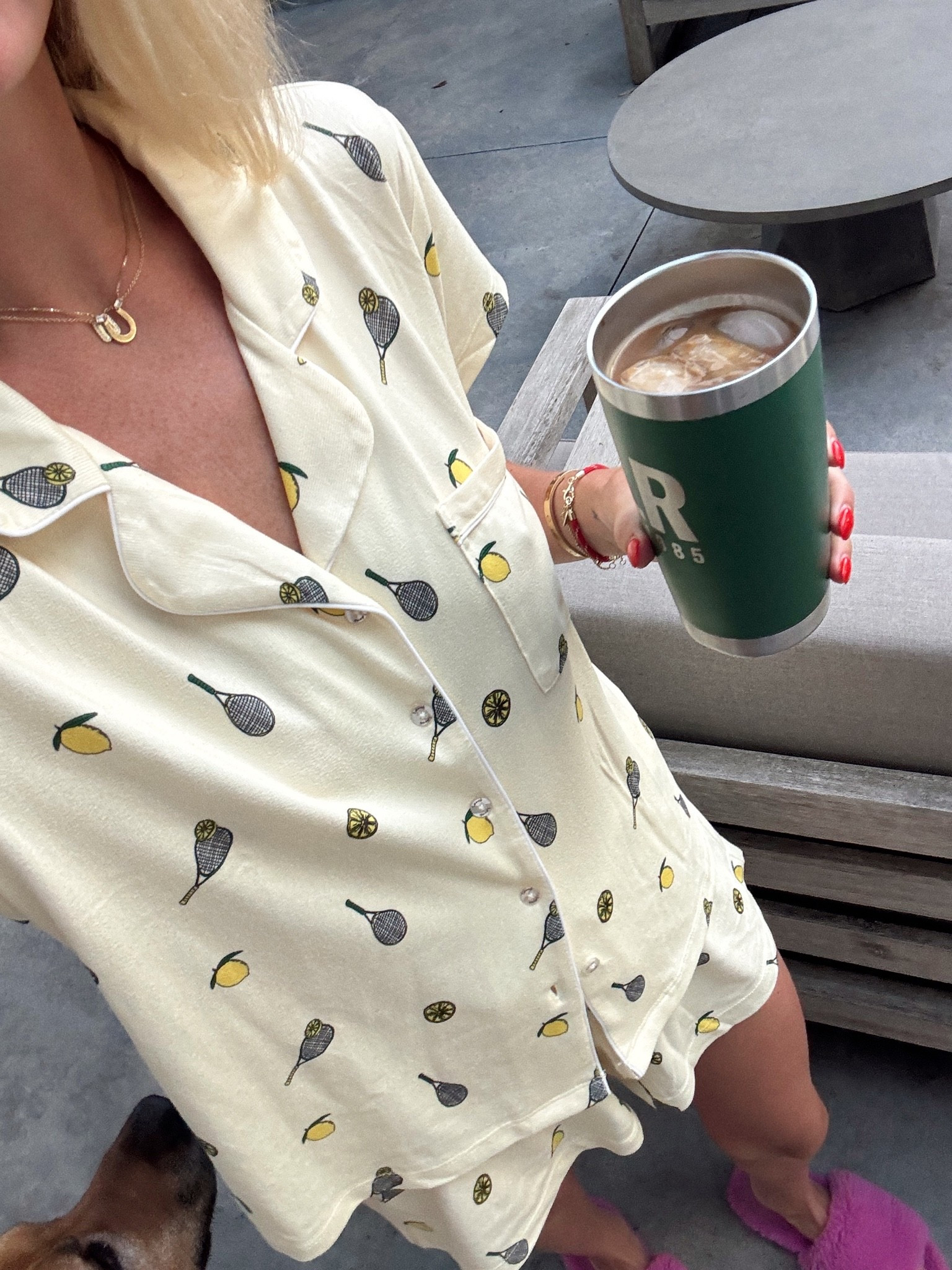 Cutest pajamas from splendid! 🍋🎾