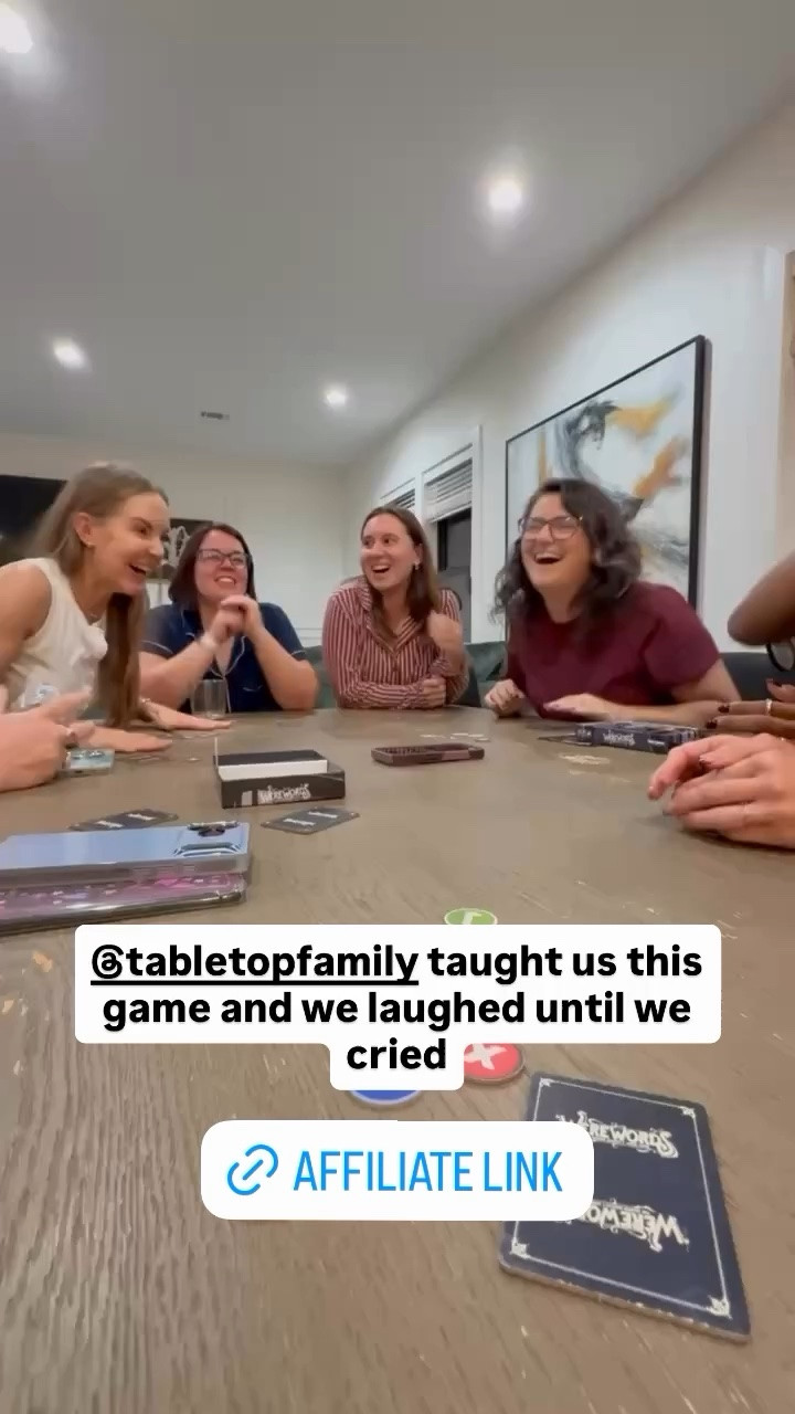 @tabletopfamily taught us this game and we laughed until we cried