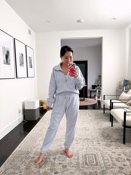 Living in this comfy matching sweat set from Target. Pullover & jogger run TTS. Wearing a size S in both. 

Target fashion, target clothing, target outfit, target finds, matching lounge set, comfy outfit, comfy casual, comfy sets

#LTKstyletip #LTKfitness #LTKfindsunder50
