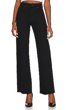 SLVRLAKE Grace Jeans in Jet Black from Revolve.com | Revolve Clothing (Global)