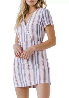 ENGLISH FACTORY Women's Linen Mini Dress, Small | Belk