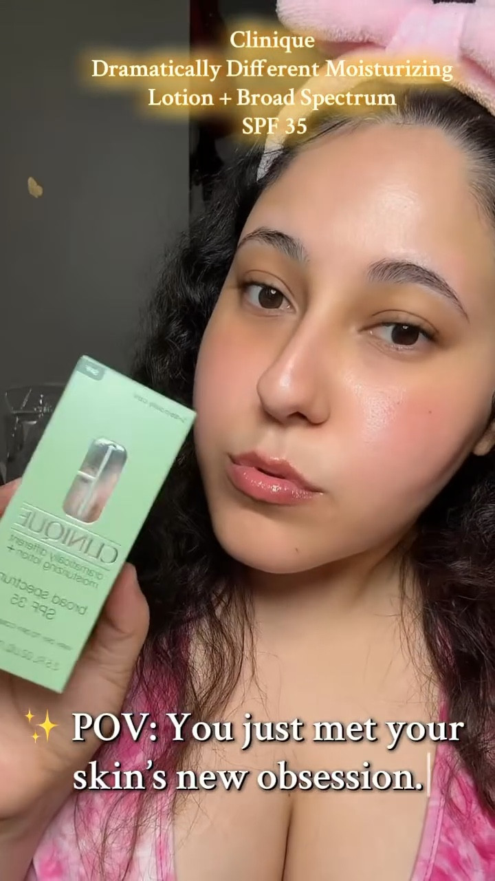 Let’s get one thing clear: healthy, glowy skin starts with protection. ✨
And no, we’re not skipping SPF — especially when it comes with barrier-boosting hydration. 💧

Meet the icon, upgraded:
✨ @clinique Dramatically Different Moisturizing Lotion + SPF 35
This is your new 2-in-1 essential — clinically backed, glow-approved.

✔️ Strengthens your skin’s barrier (fast — like 45% stronger in just 4 hours*)
✔️ Hydrates instantly (hello, +58% moisture boost*)
✔️ Protects against 97% of UV rays with broad-spectrum SPF 35
✔️ Disappears into skin — no white cast, no greasy feel, no breakouts
✔️ Tested on all skin tones, safe for sensitive skin, and non-acnegenic

It’s powered by:
🌿 Pure Glycerin to lock in moisture +
💧 Hyaluronic Acid for that plumped-up hydration.

Summer? Travel? City streets?
Your skin needs hydration and defense — not a 10-step routine. This silky lotion keeps it simple while doing the absolute most: smooths, soothes, strengthens, and protects — all in one step.

Fragrance-free. Dermatologist-developed. Makeup-friendly. Glow-boosting.
It’s giving: glass skin with a brain.

🧴 Apply in the AM. Use daily. Let your skin do the flexing.
#giftedbyclinique #DramticallyDifferent #Skincare #DermatologistTested #clinique 
#CliniquePartner #GlowDifferent #DramaticallyDifferent #CliniqueSPF #BarrierBoost #SkinCareRoutine #GlassSkinGlow #LuxurySkinCare #NoWhiteCast #HydratedSkin #DermatologistDeveloped #skincarethatworks

#LTKBeauty #LTKmorningroutine #LTKselfcare