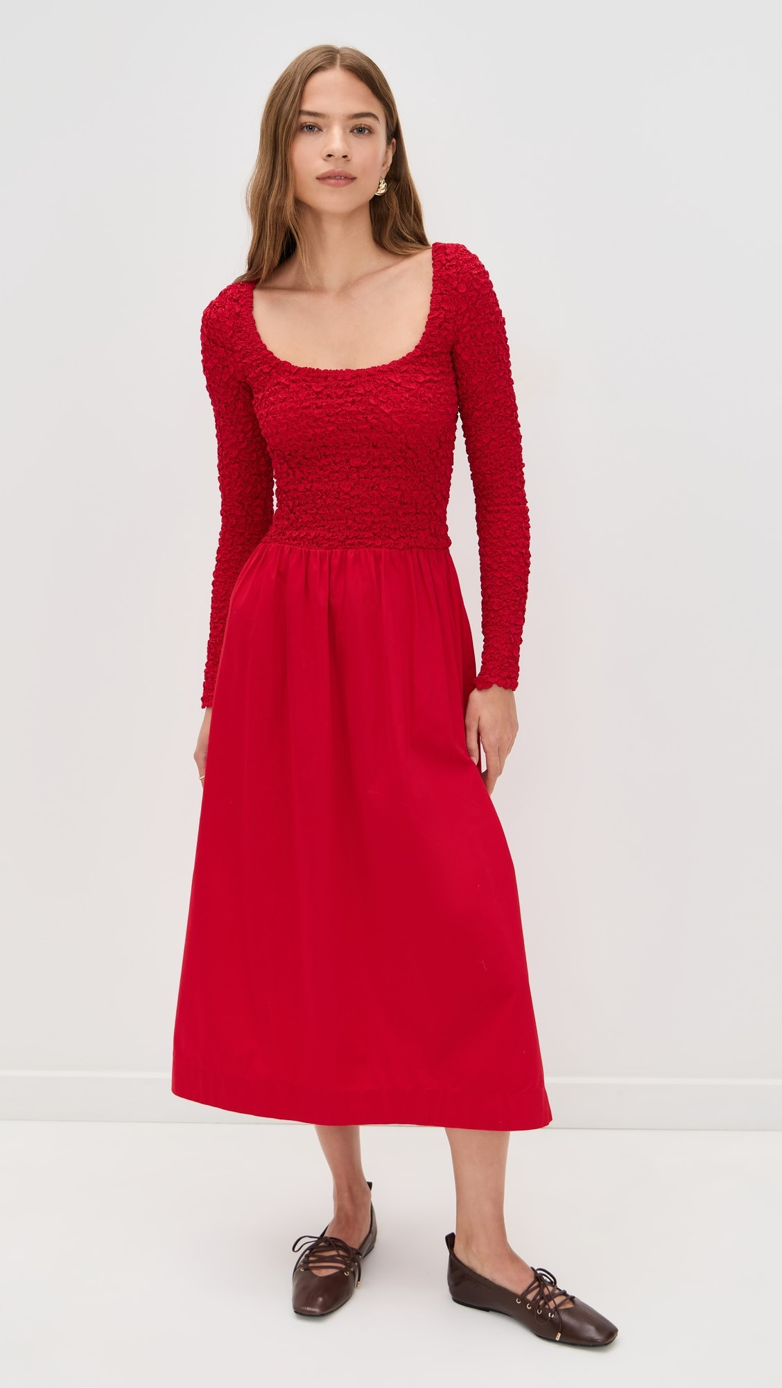 Malinda Super Smocked Midi Dress | Shopbop