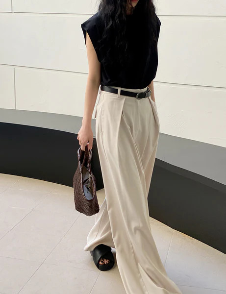 Alex Wide Leg Pleated Pants-BESTSELLERS | Pixie Market