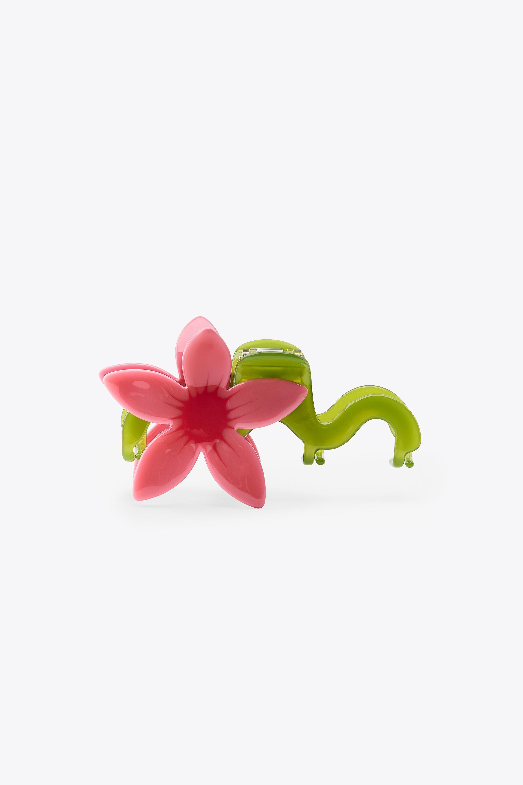 FLORAL HAIR CLIP | Zara US