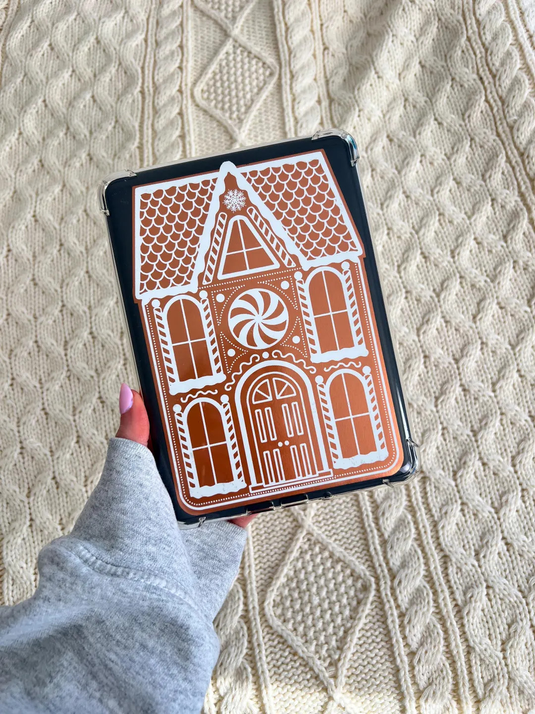 Gingerbread House Handmade Foil Kindle Insert - Etsy | Etsy (US)