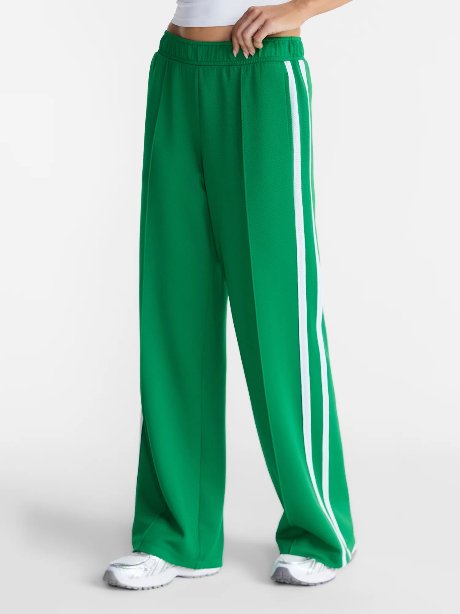 Avia Women's Pique Knit Pants, 30" Inseam, Sizes XS-XXXL | Walmart (US)