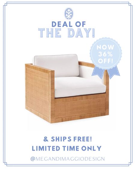 This pretty balboa rattan swivel chair is 36% OFF & now ships free!! But this is one of the pieces that is only on sale for a limited time so if you’ve been eyeing it, don’t wait!! 😍🙌🏻🏃🏼‍♀️

#LTKsalealert #LTKhome