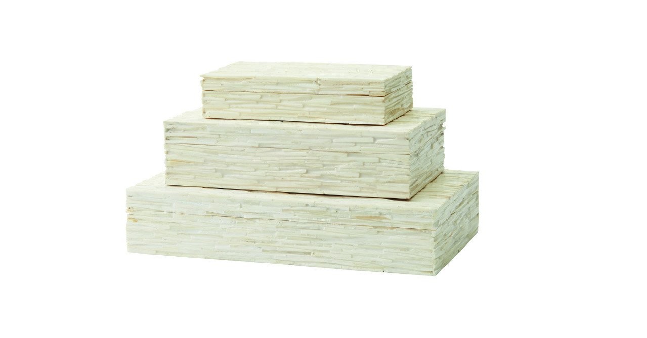 Chiseled Bone Storage Box | Alchemy Fine Home