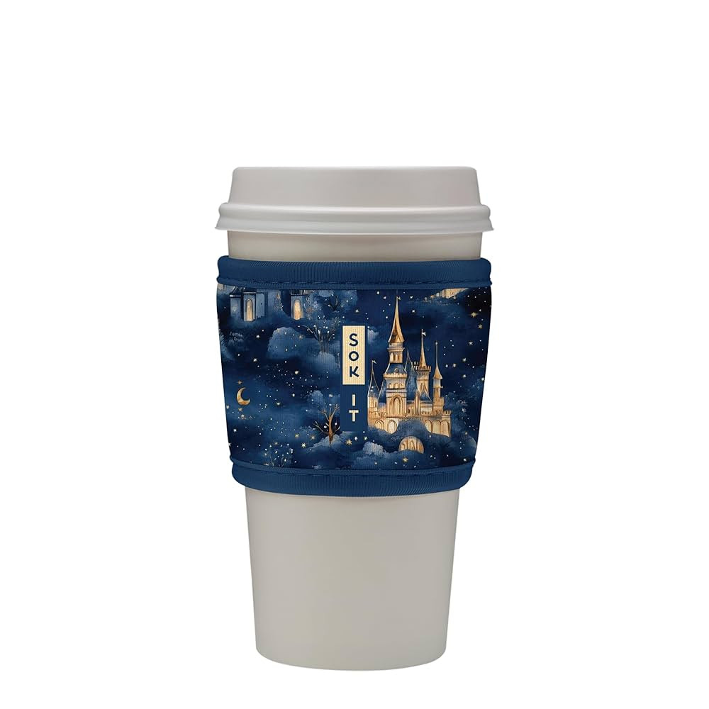Sok It HotSok Coffee & Tea Reusable Insulated Neoprene Cup Sleeve (Castle in the Sky) | Amazon (US)