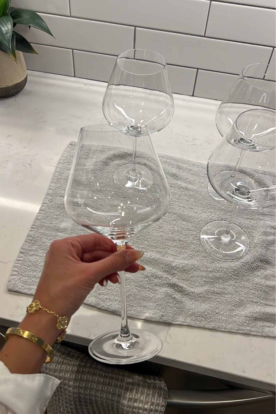 Loving our new wine glasses! These would make great gifts too. #giftideas #wineglasses 

#LTKHome #LTKParties #LTKFindsUnder50