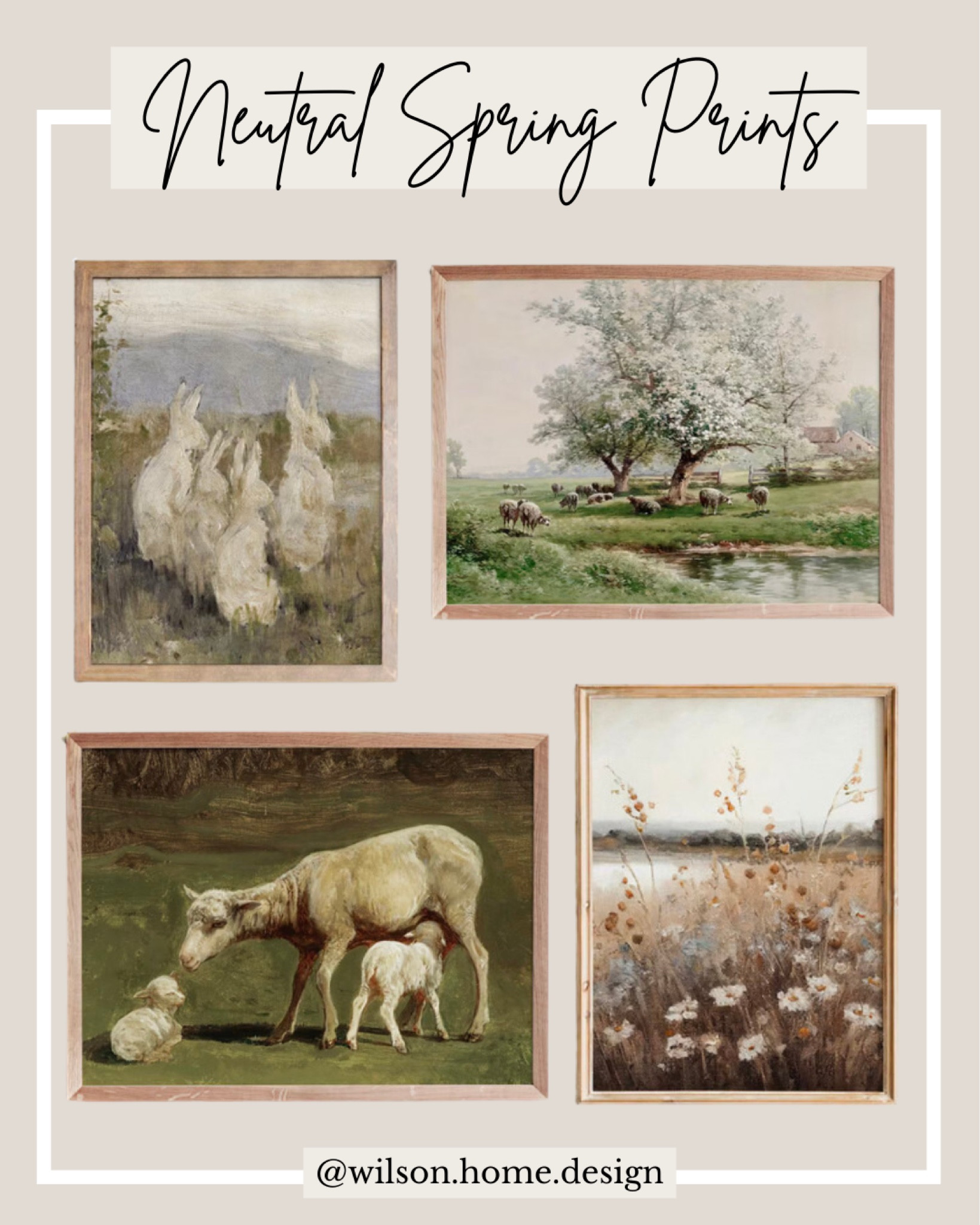 Neutral Spring Prints | Etsy Finds
I am loving these oil painting lookalike prints! Plus, they all seem to be on sale right now! Perfect, inexpensive ways to change out your seasonal decor!

#LTKSpringSale #LTKhome #LTKSeasonal