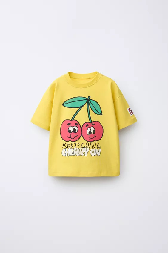 CHERRY PRINT T-SHIRT | Zara UK