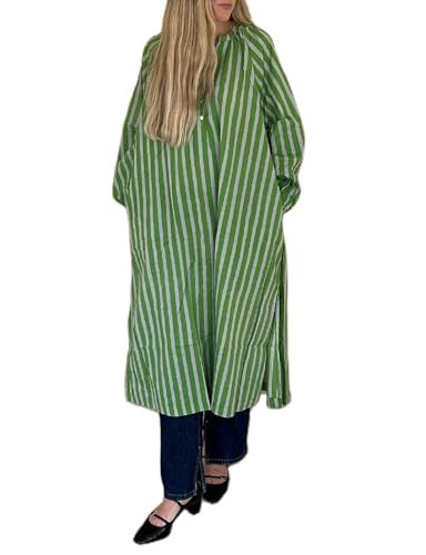 Wome Boho Floral Maxi Dress Puff Sleeve Flowy Long Dress V Neck Loose Fit Shirt Dress Bohemian Ti... | Amazon (US)