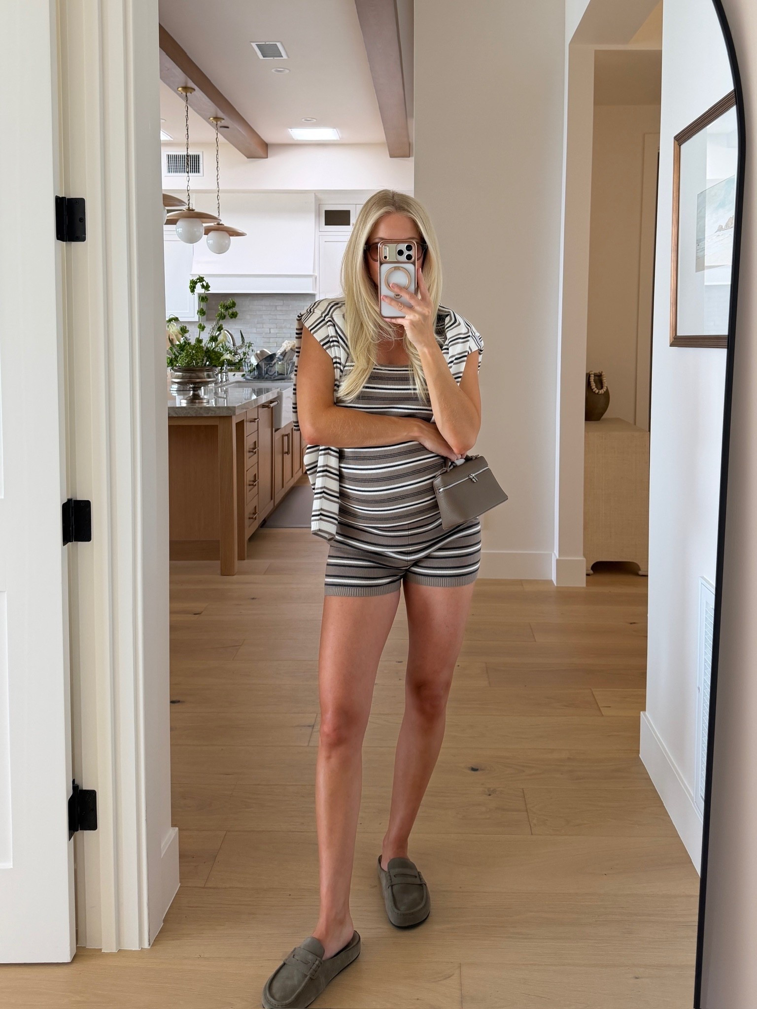 Medium in shorts, sweater, tank top - sized up for pregnancy. True size in shoes 

Bump friendly outfit, maternity look, spring transition, errands outfit, comfy chic look

#LTKBump #LTKSeasonal #LTKootd #LTKdayinmylife