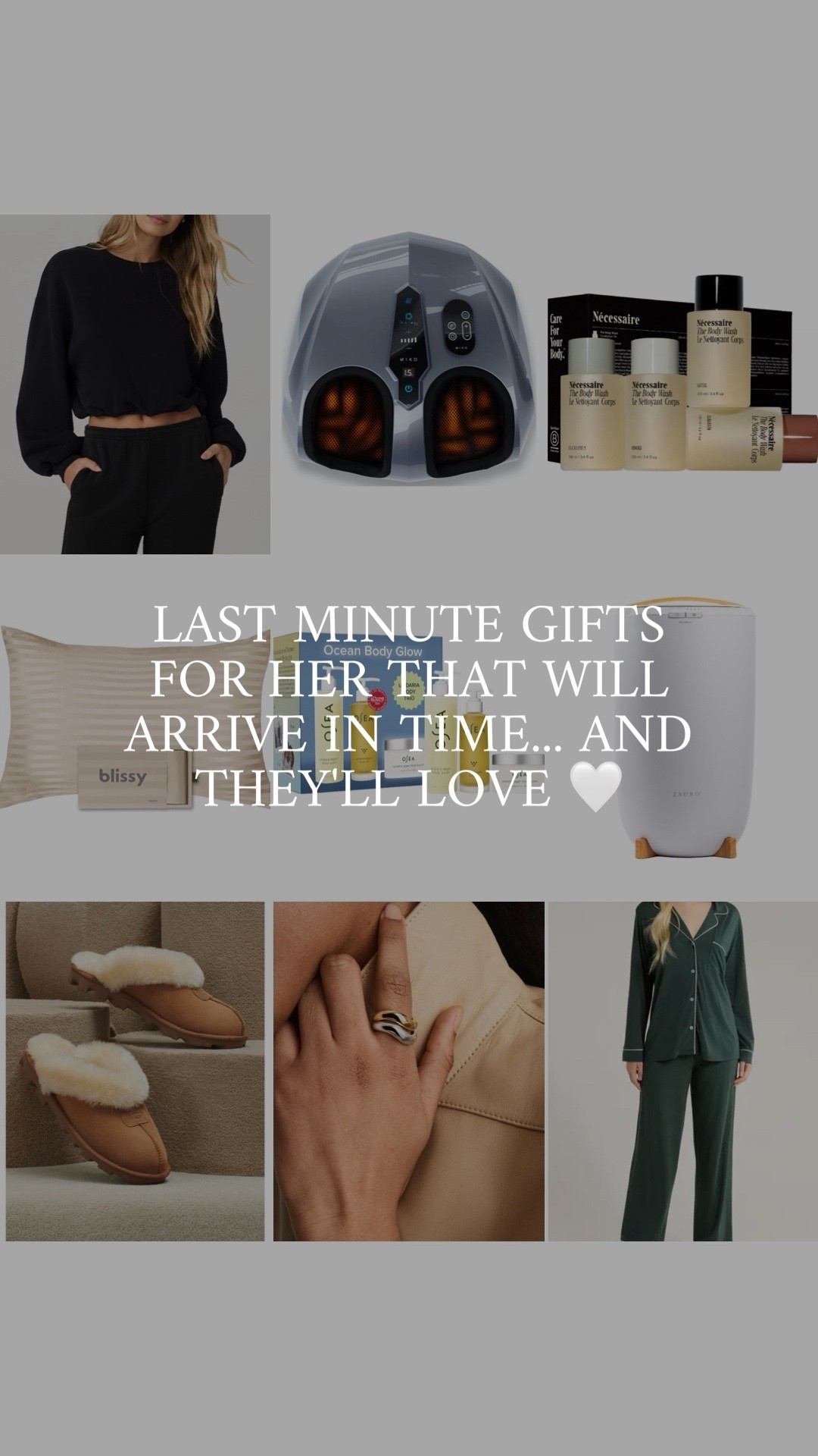LAST MINUTE GIFTS FOR HER THAT WILL ARRIVE IN TIME... AND THEY'LL LOVE 🤍
