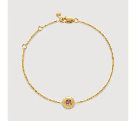 October Birthstone Chain Bracelet | Monica Vinader (US)