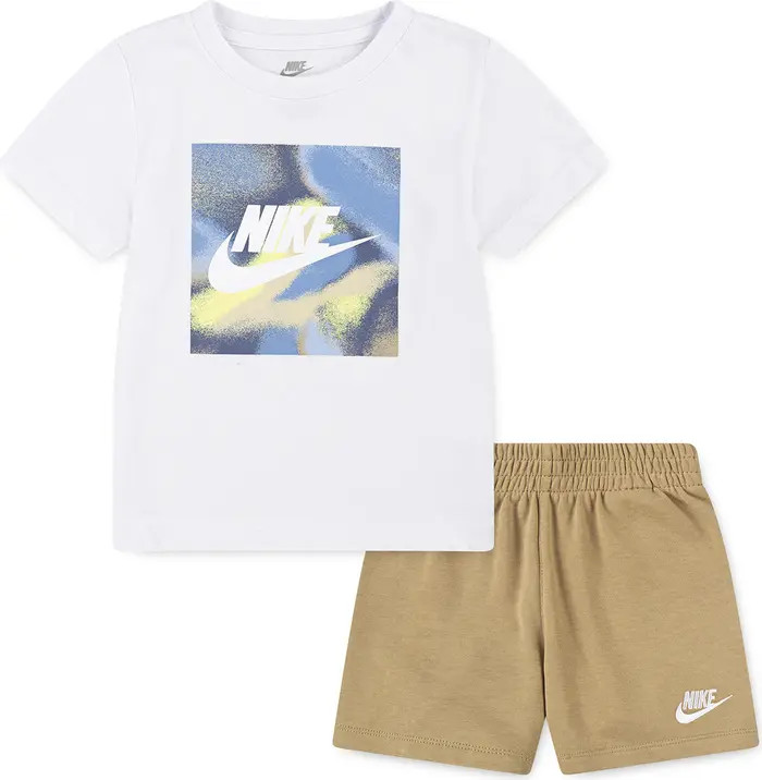 Nike Kids' Club Express Logo Graphic T-Shirt & Shorts Set | Nordstromrack | Nordstrom Rack