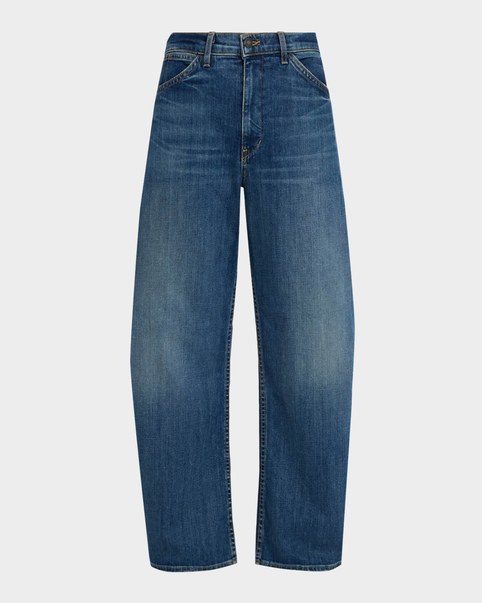 Tribeca Barrel-Leg Jeans | Neiman Marcus