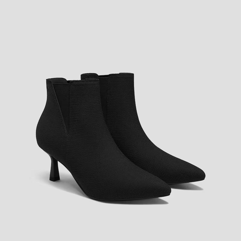 Pointed-Toe Ankle Heel Boots (Alexandra) | VIVAIA