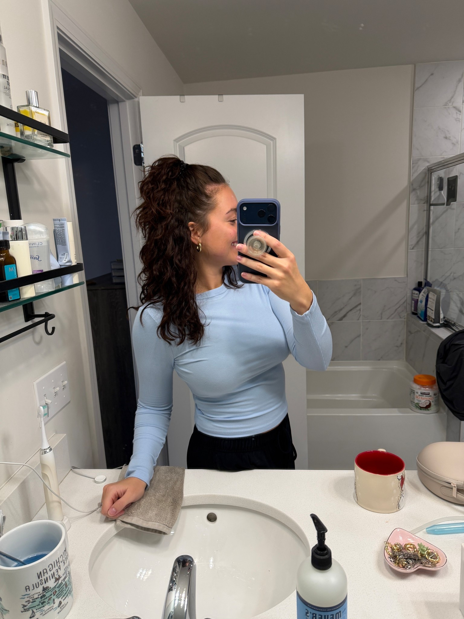 The most comfortable/ flattering ribbed long sleeve shirt! 

#LTKmomlife #LTKU #LTKootd