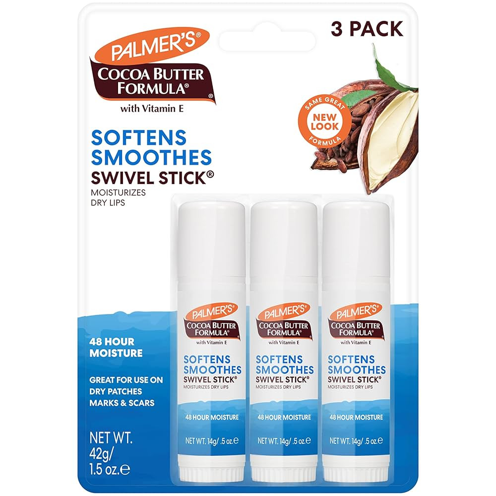 Palmer's Cocoa Butter Formula Moisturizing Swivel Stick with Vitamin E, Lip Balm Stocking Stuffer... | Amazon (US)