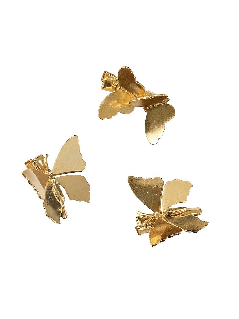 Women's 3-Piece Allegra Butterfly Clip Set - Gold | Saks Fifth Avenue