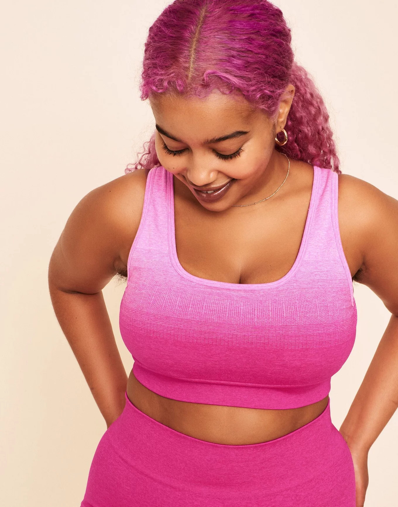 Maeve Ombre Sports Bra | Adore Me