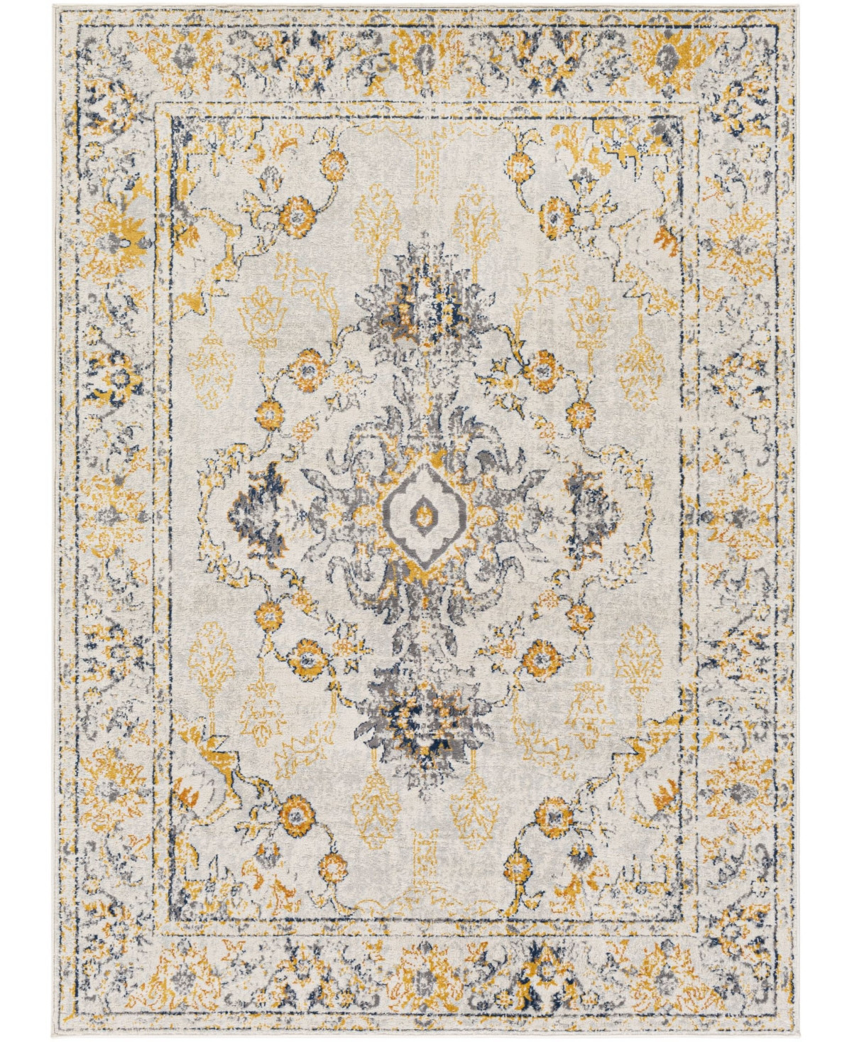 Livabliss Floransa Fsa-2311 6'7" x 9' Area Rug - Yellow | Macy's