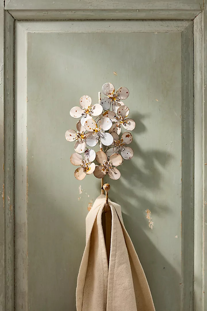 Botanical Iron Hook | Anthropologie (US)