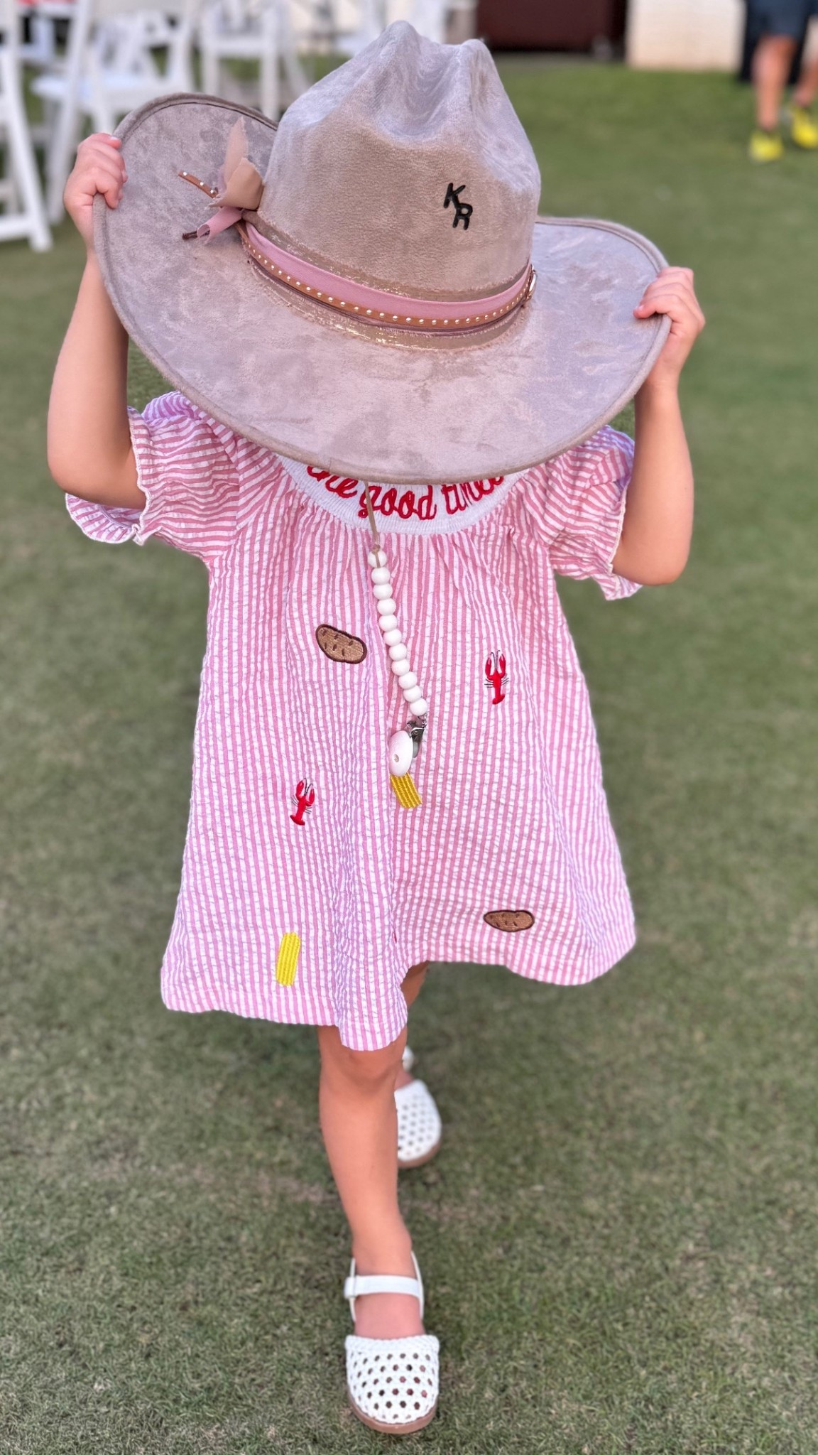 Ordered this little dress for our first crawfish boil and under $10!! I got 18-24 month size and it fit perfect for my two year old daughter 

#LTKootd #LTKmomlife #LTKKids