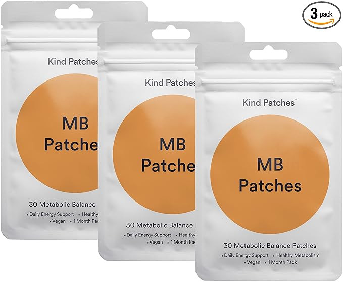 Kind Patches MB Patches with Orange Peel, Bitter Orange, Grapefruit, and Green Tea Extract - Vega... | Amazon (US)