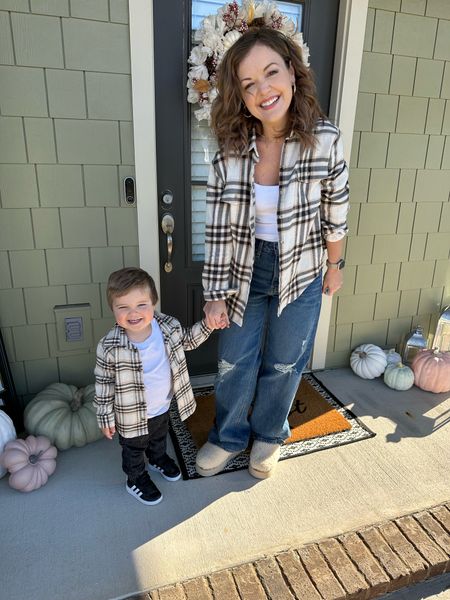 Mommy and son matching fall outfits! Perfect for a fall day full of pumpkin patches 🎃🍁🍂

Toddler boy style, mommy son matching, toddler fall style, mom style

#LTKkids #LTKfindsunder50 #LTKfamily