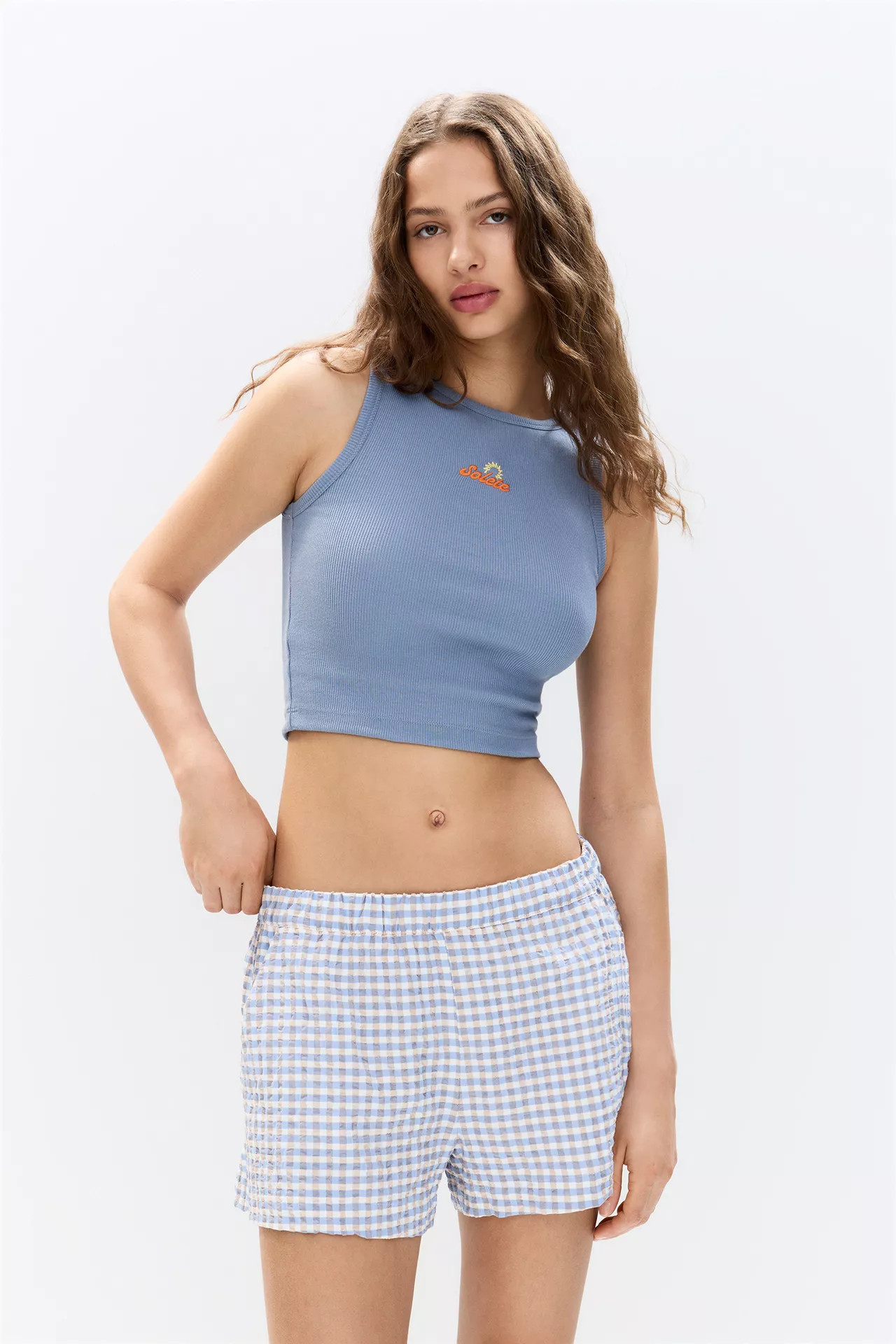 Shorts mit Vichykaros | PULL and BEAR DE